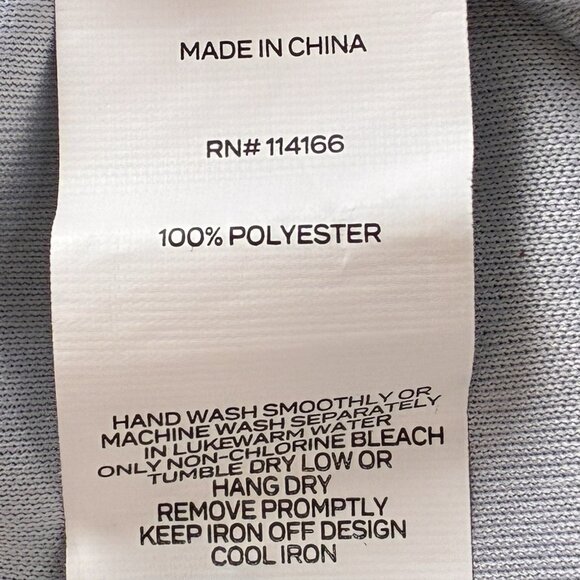 Georgia Tech Yellow Jackets Polo Shirt XL Gray White Ombre Colosseum ACC Atlanta - Picture 5 of 8